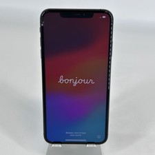 Apple iPhone XS Max Gris espacial 64 GB Desbloqueado - Pantalla agrietada con identificación facial incorrecta