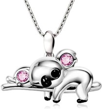 Cute Koala pendant necklace,for Girls Boys Pendant Necklaces Gifts Jewelry...