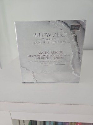 Below Zero Arctic Rescue Eye Treatment 50ml Smart Light Vibration Device NIB