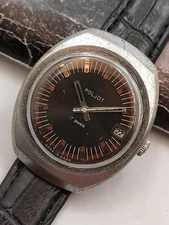 Vintage Original Soviet Mechanical Wrist Watch Poljot Flight 1980s Ussr