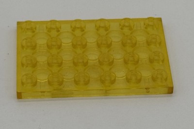 Lego   3032 Platte 4x6 transparent gelb trans yellow 6897