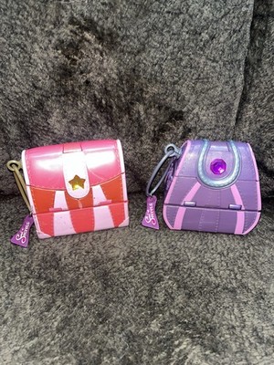 Two 2007 Sweet Secrets Pop Star Fashion Purse Playsets Pink & Purple