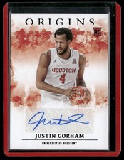 2021 Panini Chronicles Draft Picks #OR-JGO Justin Gorham Origins Rookie Auto