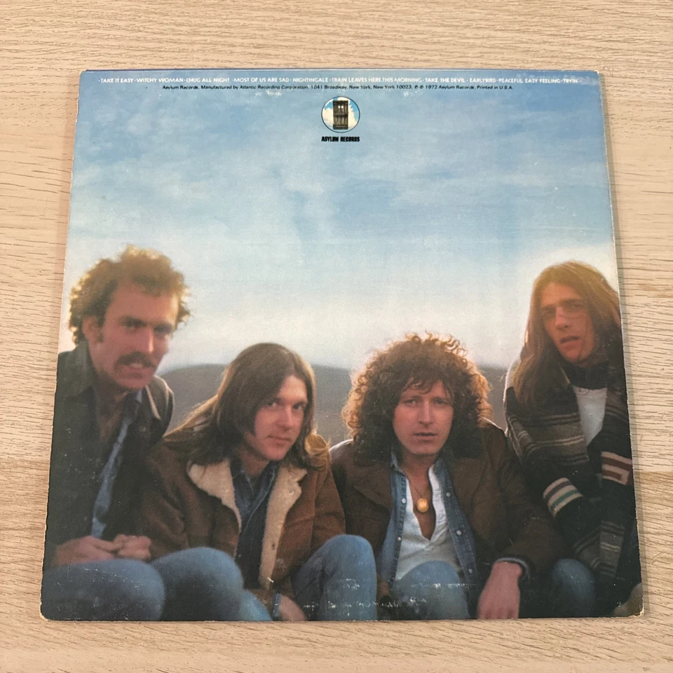 THE EAGLES - Self Titled - LP Vinyl 1972 Debut Album Asylum Records  SD 5054 Foto 2 de 4