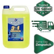 Bluecol 3in1 Summer Car Ready Mixed Screenwash - 5L - TH258 2.30 per litre