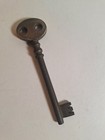 Rare Antique FICHET, Marine 4 & 1/8" Brass SKELETON KEY - France — photo 1