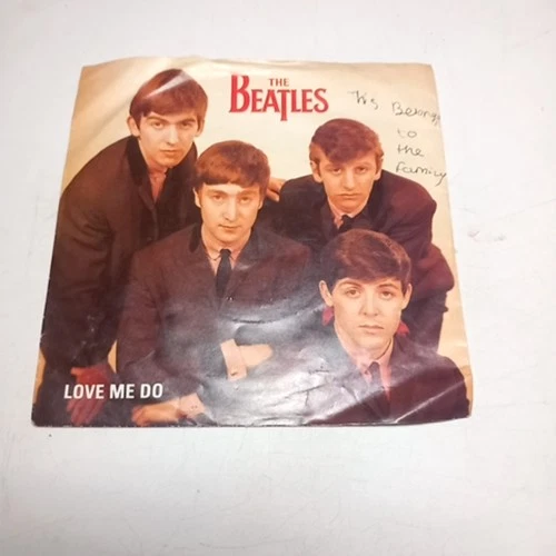 The Beatles Love Me Do Single 7 Inch Vinyl Parlophone