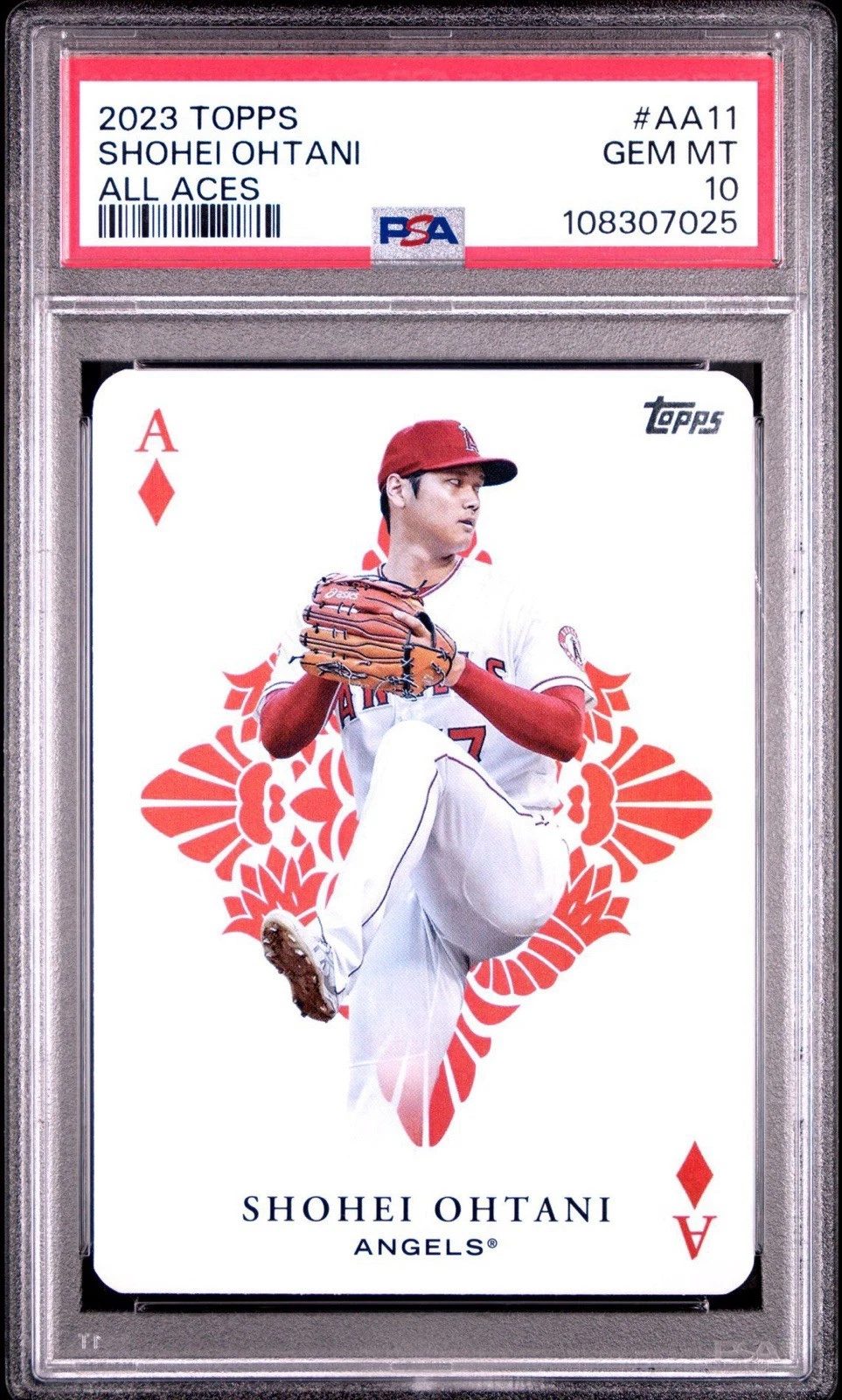 Shohei Ohtani trading card