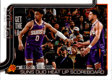 Heat Check!: Suns Duo Heat Up Scoreboard #294 2025-26 Topps NBA Basketball
