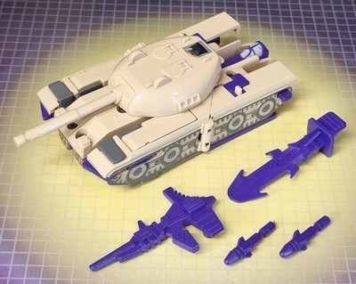 Vintage Hasbro Transformers G1 Decepticon Triple Changer Blitzwing fast vollständig