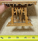VTG Bespaq Dollhouse Miniature Castle Gothic Wood Dining Room Furniture Set 1:12 — photo 7