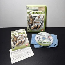 Top Spin 2 Microsoft Xbox 360 2006 Case Manual Disc Tested Works Great Authentic
