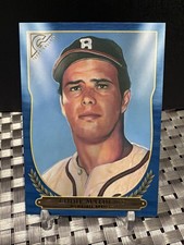 2018 Topps Gallery Eddie Mathews Blue SP SN /99 Hall Of Fame #HOF-5 Braves 🔥