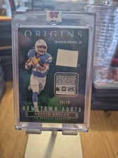 2022 PANINI ORIGINS HOMETOWN ROOTS Austin Ekeler LAUNDRY TAG #’D 8/10