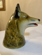 RARE Vintage Scott Products Cast Iron Fox Or Coyote Dog Head Bottle Opener  USA