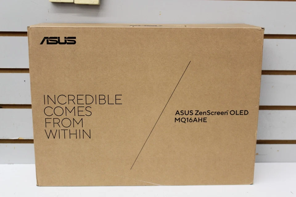 Asus MQ16AHE ZenScreen 15.6" FHD OLED 60Hz Portable Monitor Detachable Kickstand - Image 2 of 4