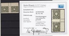 Reich Allemand-époque Pfennig 44bZS Que Rand-Zwischensteg MNH BPP Expertise Eu (