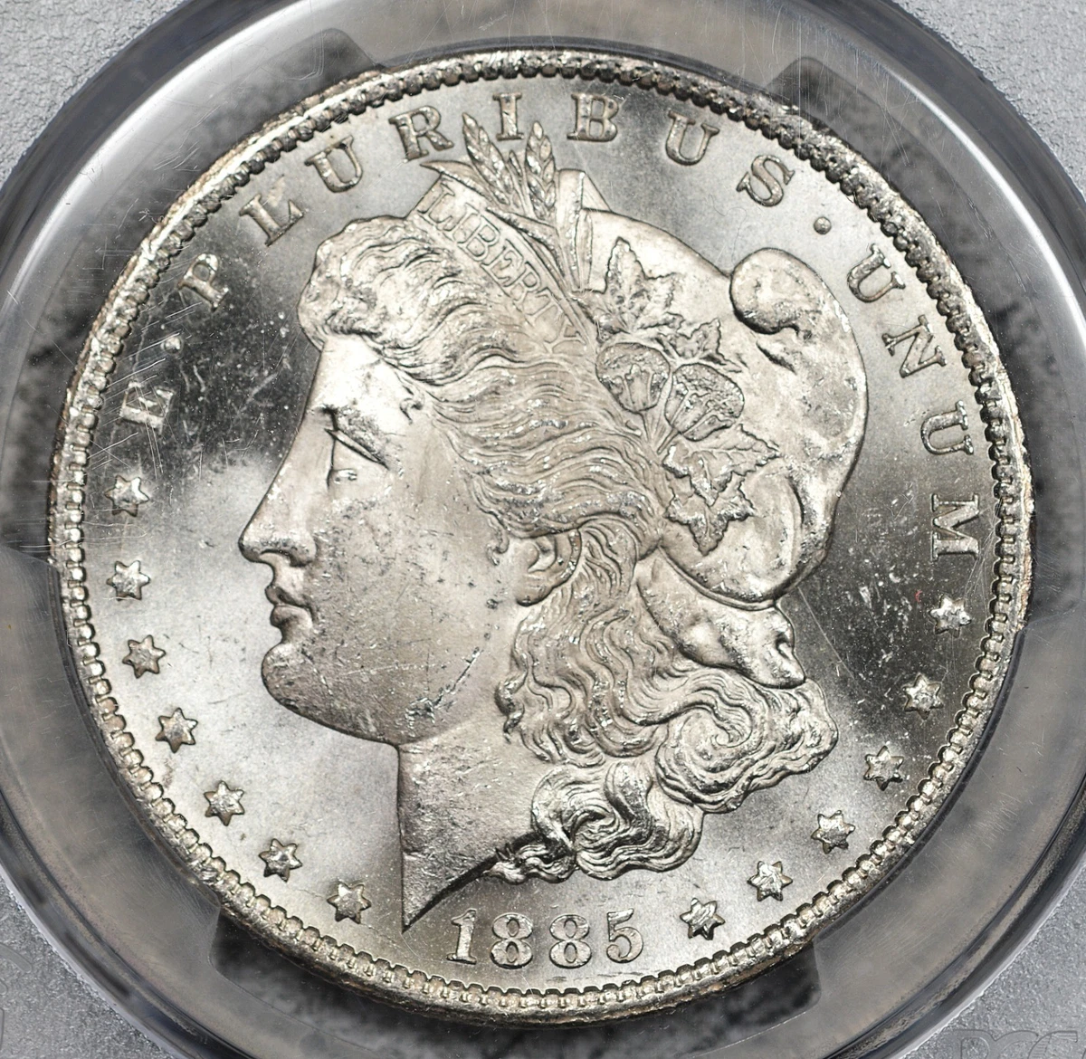 Uncirculated Silver 1885 Year Morgan US Dollars (1878-1921) for