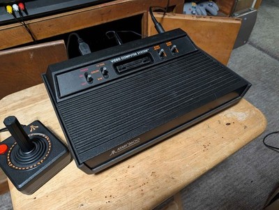 Atari 2600 VCS ''Vader'' Home Console (CX2600A) - Tested & Working, A/V Modded