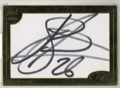 2016 Futera Unique World Football John Stones 1-of-1 Autographs 24KT【1/1】