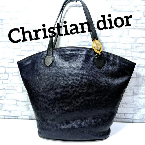 Extrêmement rare sac fourre tout Christian Dior cuir A4