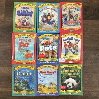 We Both Read Book Lot 9 Leveled Readers PK K 1 2 Parent Child Early Reading