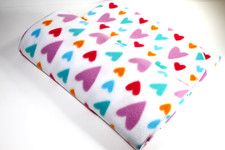 Fleece blanket for kids - baby hearts 36''x58''