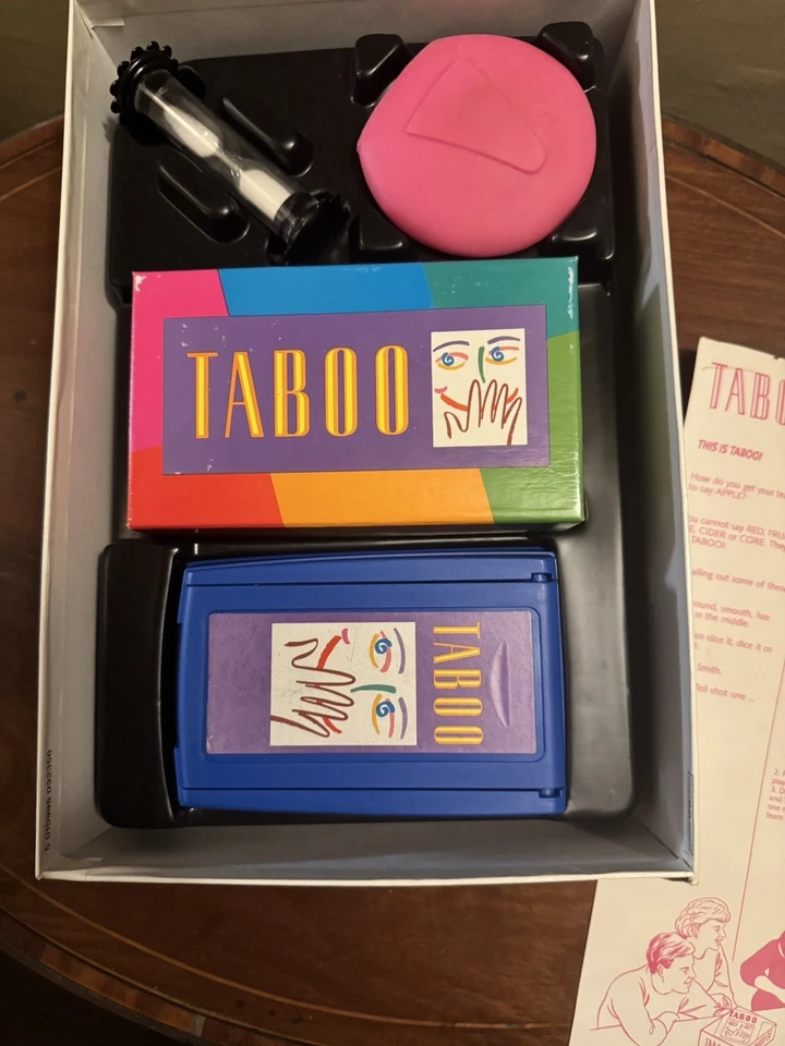 Taboo Game of Unspeakable Fun Vintage 1993, MB Games - Image 4 of 4