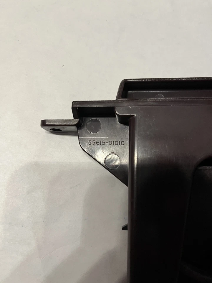 Conjunto portavasos central 91-92 Geo Prizm Toyota Corolla rojo borgoña OEM Foto 2 de 4