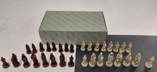 Vintage Nigri SP-41 "Re Arthur" Rare King Arthur Chess Set 3" Kings