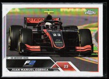 2023 Topps Chrome Formula 1 F1 #143 Juan Manuel Correa Refractor Amersfoort F2
