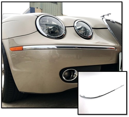 IDFR Jaguar S-Type 2003~2008 Chrome bumper insert trim for Front Right side