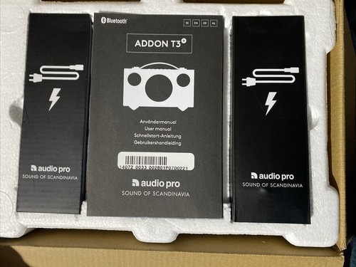audio pro - Addon T3+ Black Wireless Bluetooth Battery Powered Speaker - Picture 6 of 6