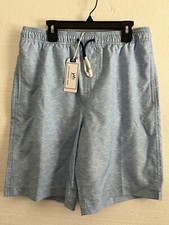 Southern Tide Boy  s Youth Tide Waves Swim Trunks Blue Size XL NWT 59.50