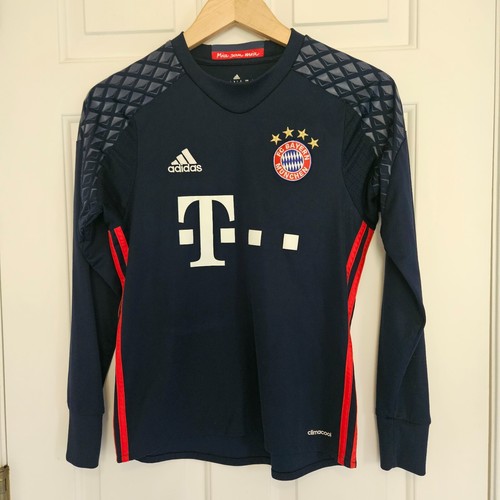 Bayern Munich 2016/2017 Goalkeeper Adidas Jersey Youth Large Football Soccer