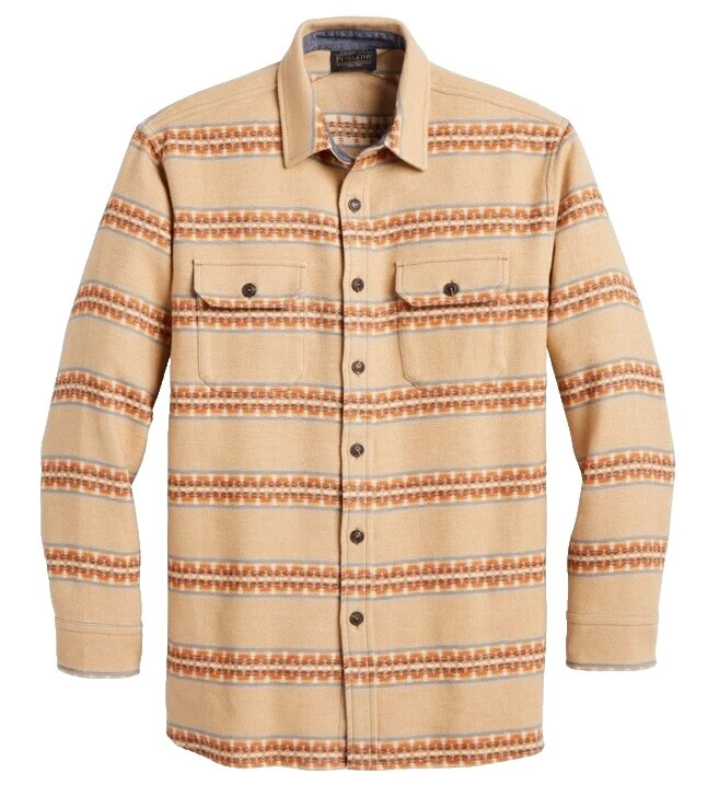 Algodón Azteca Pendleton Informal Con Botones camisas para hombres