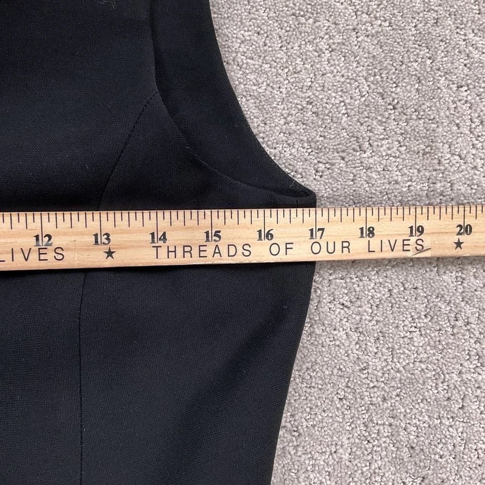 Andrea Jovine Skirt Set Women 6 Black Black Bow Peplum Sheath 2pc Tuxedo Dress Foto 3 de 4