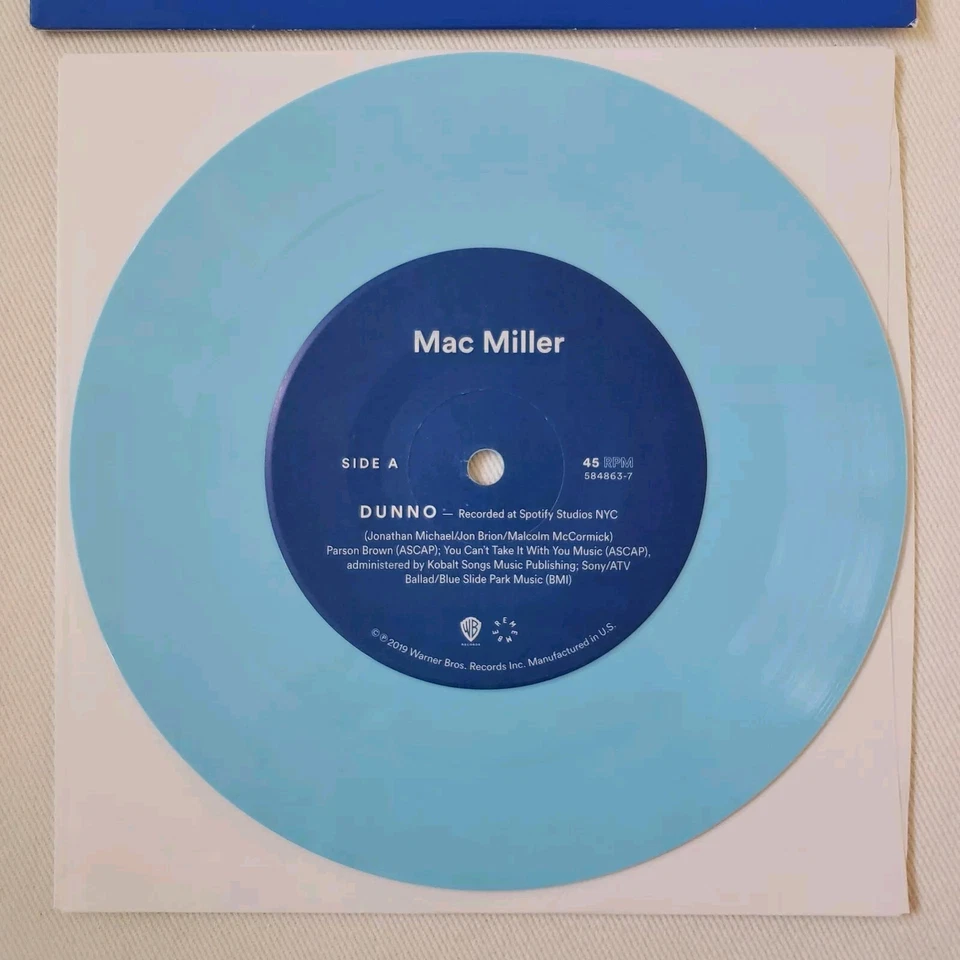 Mac Miller - Live Spotify Singles - Baby Blue (Vinyl, 2019) - Image 4 of 4