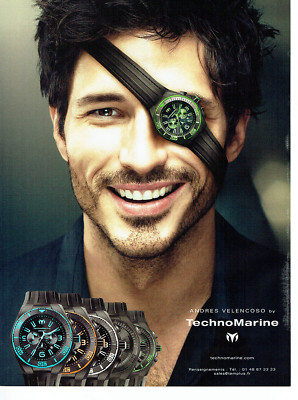 Werbung Advertising 078 2012 Herrenuhr Technomarine Andres Velencoso