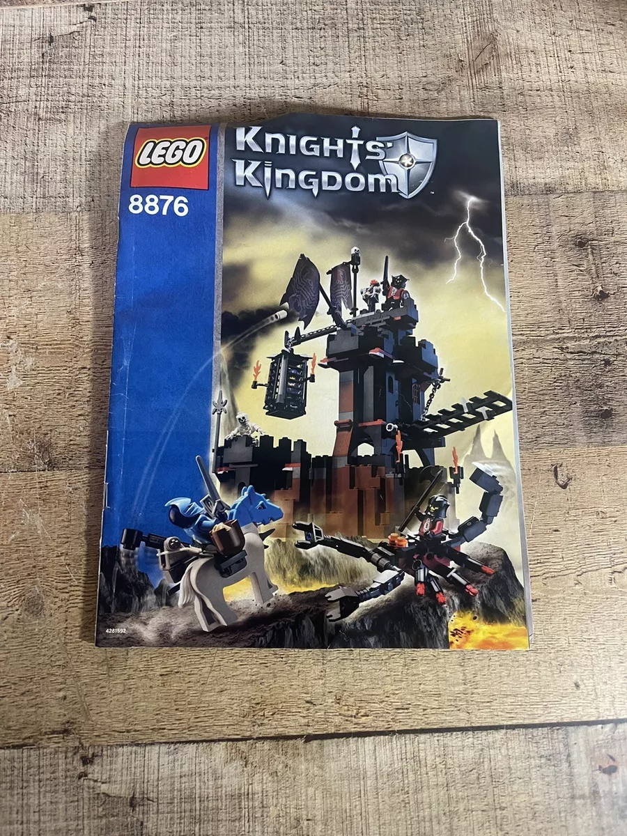 LEGO Scorpion Prison Cave 8876 Castle Kingdom Instruction Manual