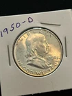1950-D Franklin Half Dollar Brilliant Uncirculated