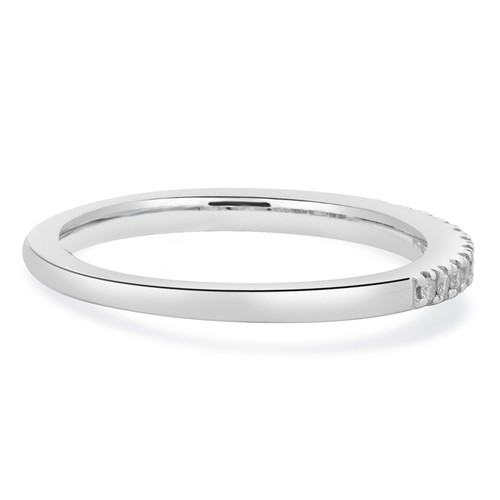 Vera Wang 14 Karat White Gold Diamond Band - Picture 4 of 4