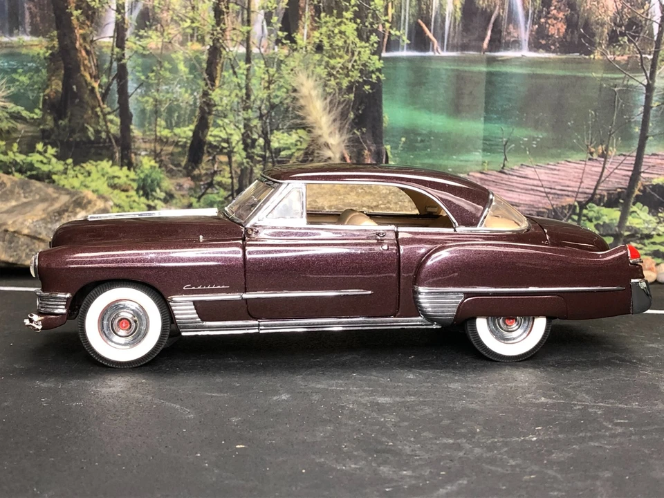 1:24 Diecast Car Franklin Mint BROWN 1949 CADILLAC COUPE DE VILLE No Box AS-IS - Image 2 of 4