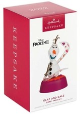 OLAF  GALE hallmark keepsake ornament NEW Disney Frozen 2 MAGIC sound 2022