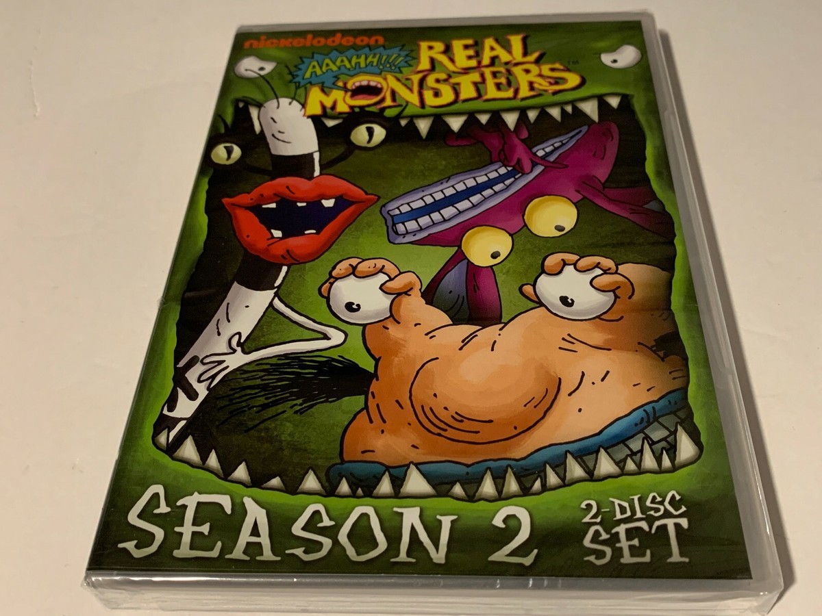 NEW - Aaahh Real Monsters Season 2 DVD 2-Disc Set - Nickelodeon