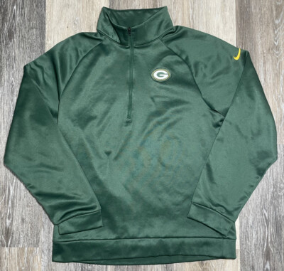 Green Bay Packers Nike 1/4 Zip Pullover Men's Small Dri Fit