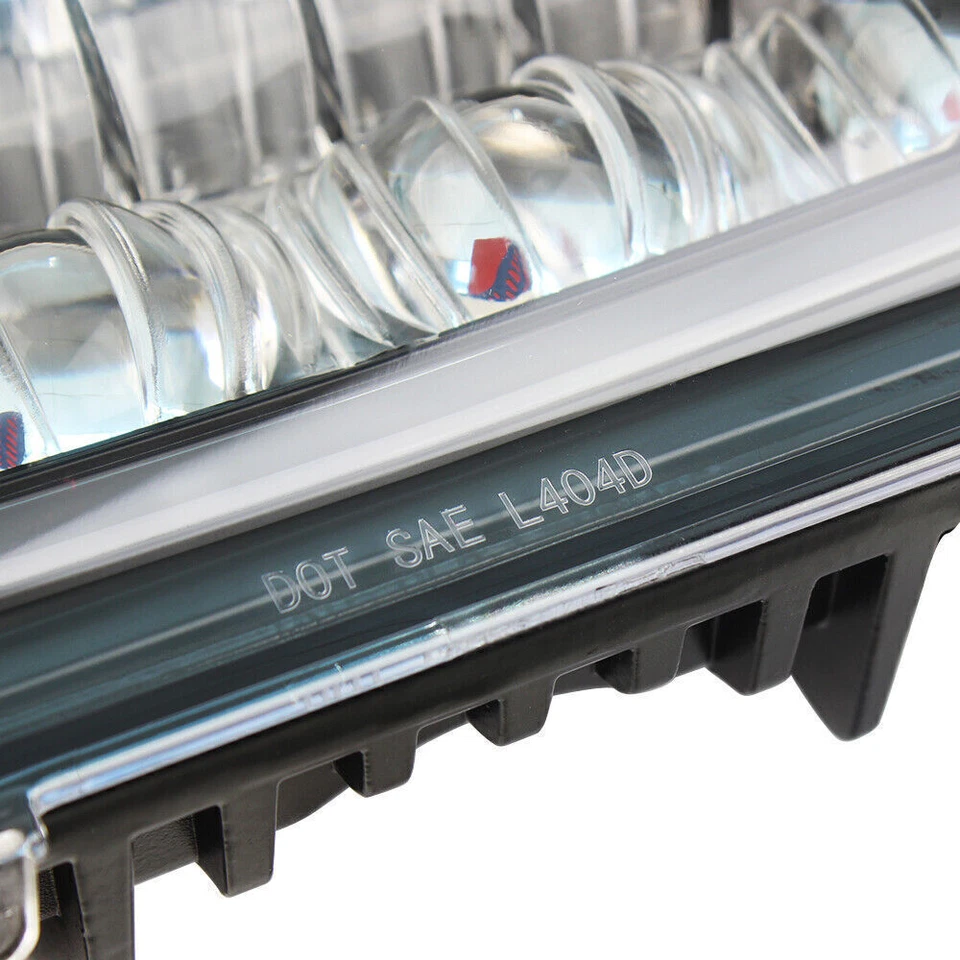 Kit de haz alto/bajo de faros de conversión LED DRL para Harley Dyna Fat Bob FXDF 08-17 Foto 3 de 4