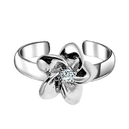 Bague D'Ortail (Toe Ring) En Argent 925 Avec Zirconia Cubique Et Motif Infini - Neuf Sans Emballage