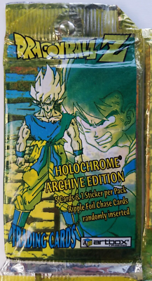 Lot of 4 Dragon Ball Z Chromium Archive Edition Artbox Trading