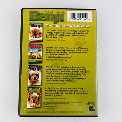 Joe Camp's Benji 4-Movie DVD Collection Ultimate Edition Box Set